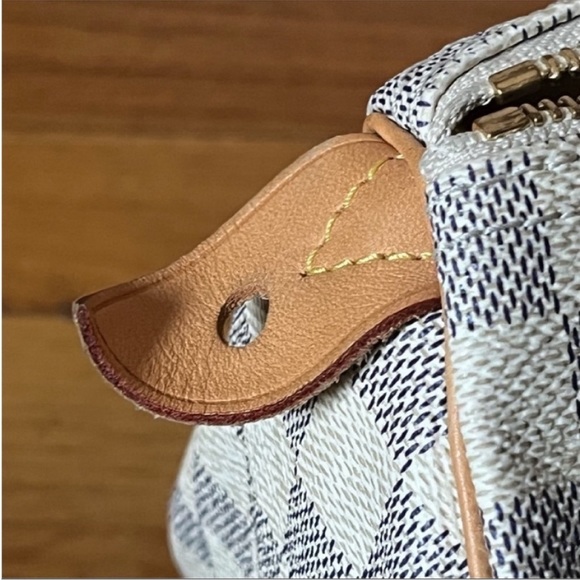 Louis Vuitton Speedy 30 Damier Azur bag 100% Authentic Preloved with dust bag - Picture 8 of 14